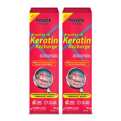 Novex Brazilian Keratin Recharge Tube Bundle Novex Hair