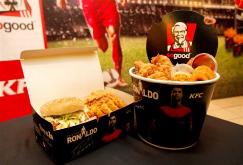 Cristiano Ronaldo Celebrates The Football Season With Kfcs All New