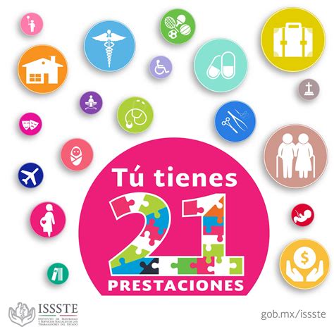 ISSSTE on Twitter Recuerda Tienes 21 prestaciones diseñadas para tu