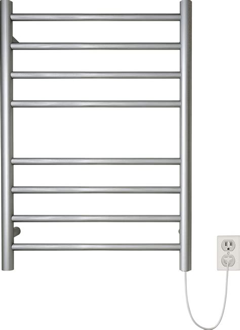 Buy Towel Warmer Brushed Nickel For Bathroom Wall Ed Drying Rack Plug