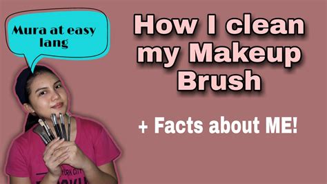 How I Clean My Makeup Brush Mura At Easy Lang 5th Vlog Jemarie