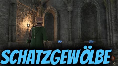 Hogwarts Legacy Schatzgewölbe treasure vault Rätsel mit der