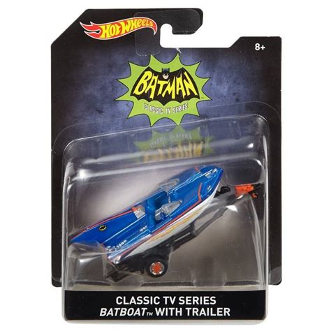 Carrinho Hot Wheels Batman Batboat E Trailer Escala 1 50 DC Comics Mattel Toyshow Tudo