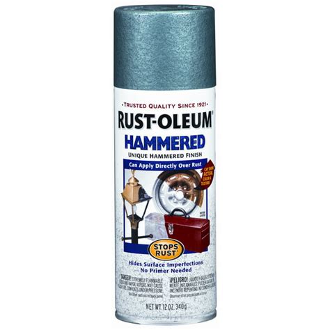 Rustoleum 7219 830 12 Oz Verde Green Stops Rust® Hammered Spray Paint