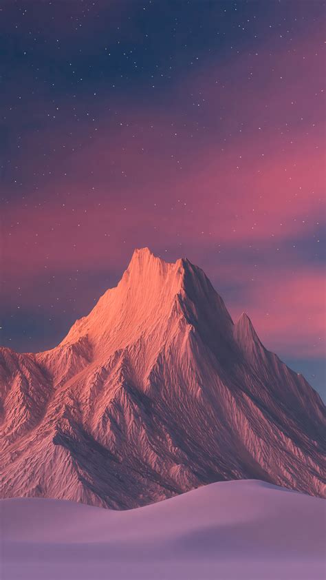 6262b | Snowy, Mountain, 4K Wallpaper PC Desktop