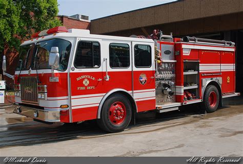 Nashville Fire Department Engine 2 Getting A Bath Outsid Flickr