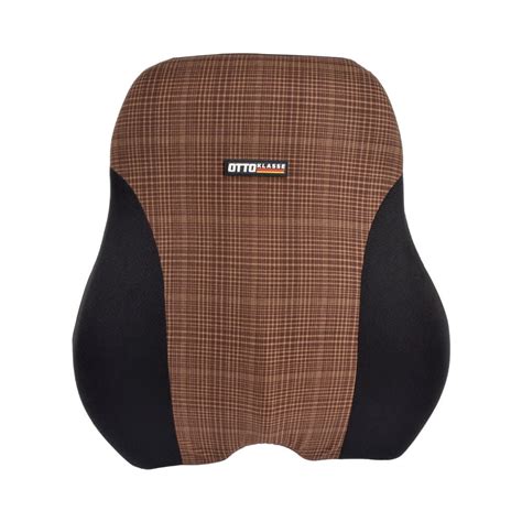 Jual Otto Klasse Bantal Punggung Mobil Tartan Classic Hitam Terbaru