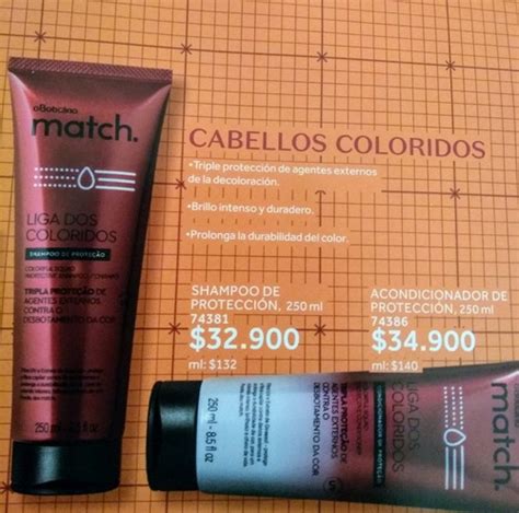 Shampoo Y Acondicionador Cabellos Coloridos Match Oboticario Cuotas