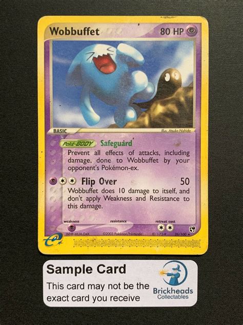 Wobbuffet Rare Ex Sandstorm Pokemon Card Values Mavin