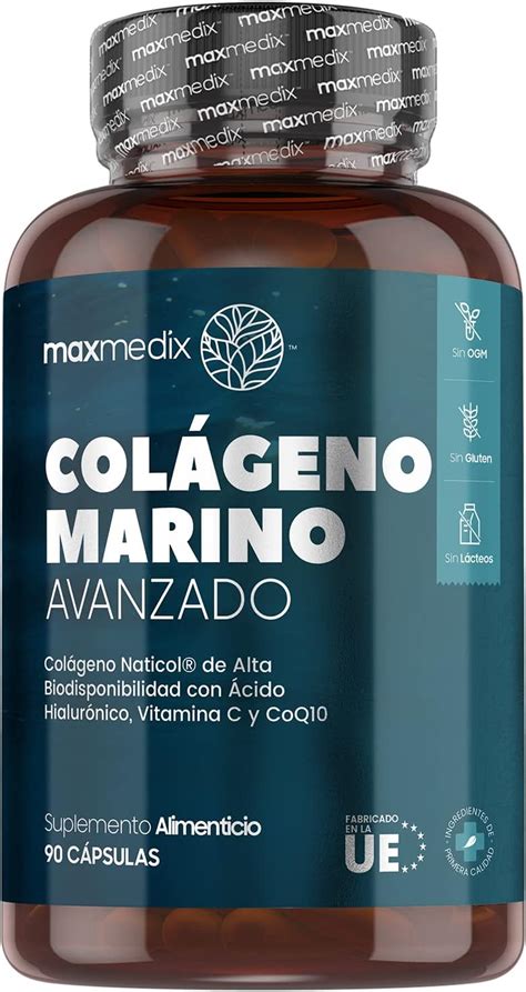 Colágeno Marino Hidrolizado Ácido Hialurónico Vitamina C Coenzima