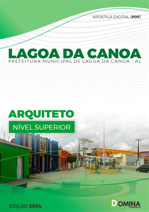 Apostila Pref Lagoa Da Canoa AL 2024 Arquiteto