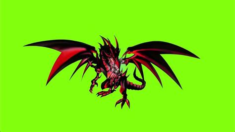 Red Eyes Black Dragon Green Screen Master Duel Animation Youtube