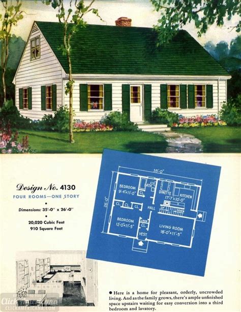 130 vintage '50s house plans used to build millions of mid-century ...