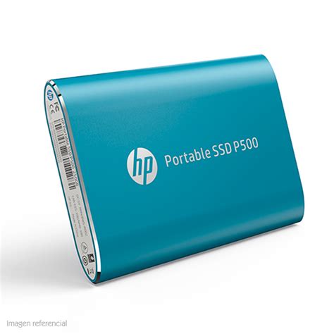 Disco duro externo estado sólido HP P500 1TB USB 3 1 Gen2 Tipo C Azul