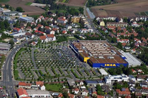 Luftaufnahme Fürth Gebäude des Einkaufszentrum IKEA Einrichtungshaus