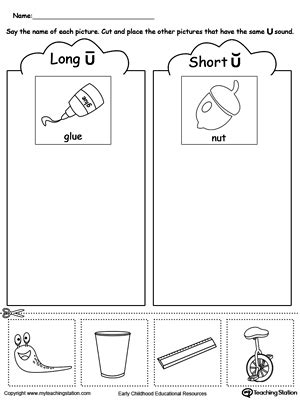 Kindergarten Free Printable Short Vowel Worksheets