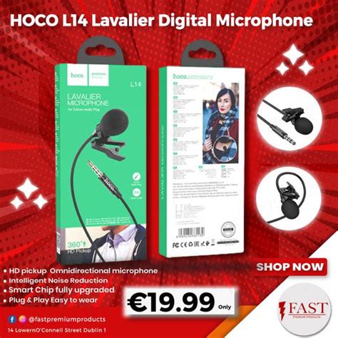 Hoco L14 Lavalier Digital Microphone Green For Sale in Dublin 1, Dublin ...