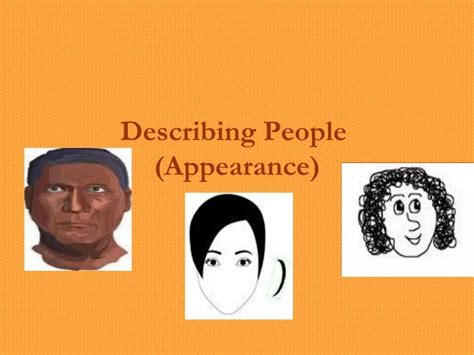 PPT - Describing People (Appearance) PowerPoint Presentation, free ... 