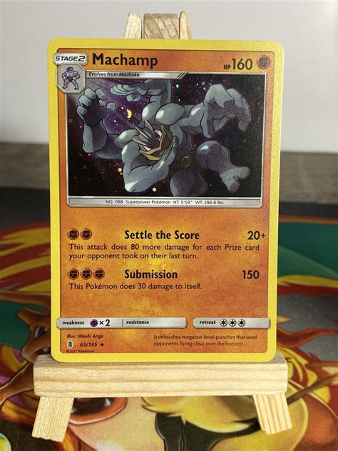 POKEMON Machamp 65 145 Guardians Rising 2017 HOLO FOIL NM MT Values MAVIN