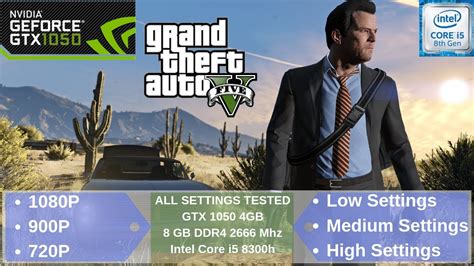 Grand Theft Auto V P P P Low Med High Ultra Settings Gtx