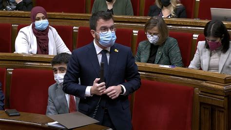 Aragonès acusa a Vox Cs y PP de usar el catalán para dividir y pide al