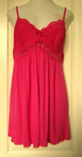 Inc Pink Chemise With Lace Lined Bust Size Xx Large Ebay