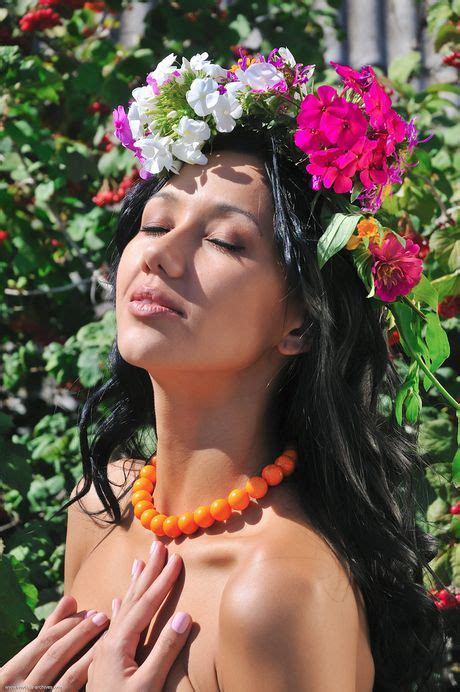 Russian Erotic Model Diva Shows Off Her Beautiful Body And Poses Naked Outdoors