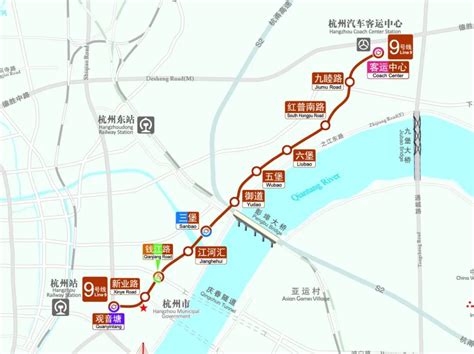 杭州地铁7号线江北段、9号线南段即将通车好地网