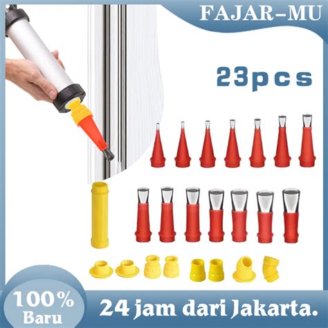 Jual Pcs Nozel Tembakan Lem Sealent Caulk Applicator Spuit Caulking