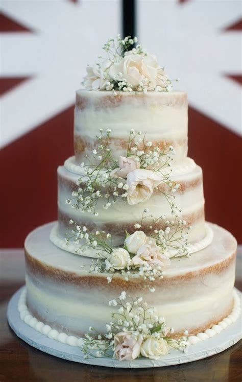 31 Beautiful Naked Wedding Cake Ideas For 2016 Elegantweddinginvites