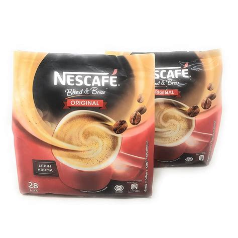 Nescafé 2 Packs 3 In 1 Original Premix Instant Coffee Single Serve