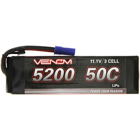 Venom Group 50C 3S 5200mAh 11 1V LiPo Battery With EC5 15173 EC5