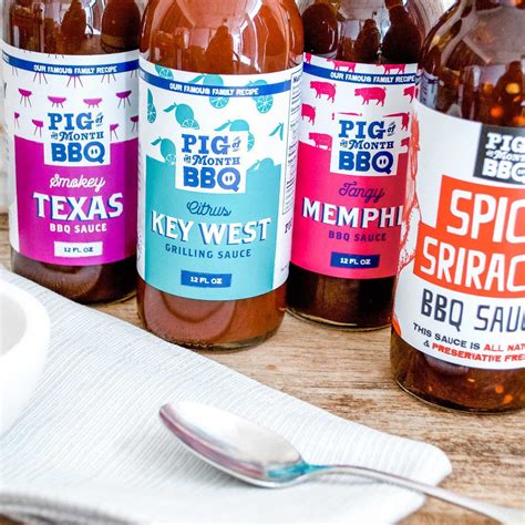 BBQ Sauce Sampler Gift Set | Pig of the Month BBQ