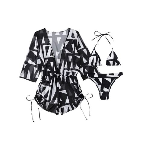 Beai Sexy Swimsuit Sets For Women Piece Strapless Bikini Sets For Women High Waisted Womens