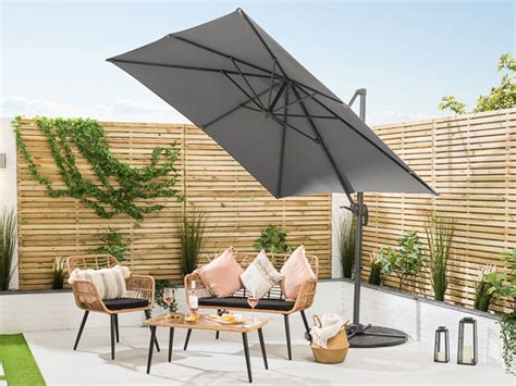 2 5m Cantilever Parasol With Base Christow