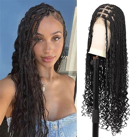 Amazon Brinbea X Hd Lace Front Braided Wigs For Women Knotless