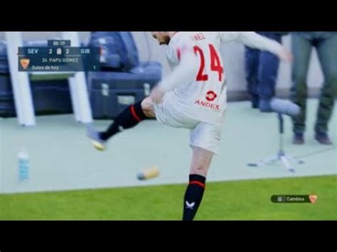 Efootball Pes Parche Golazo Papu G Mez Tiro Libre Sevilla