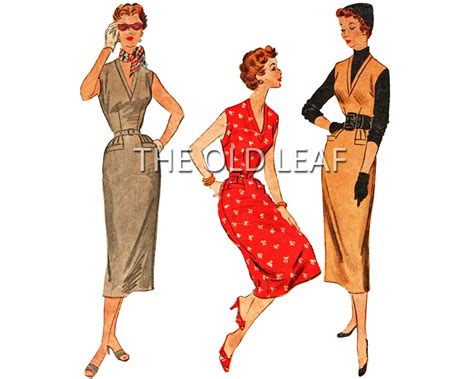 Sewing Pattern For S Fitted Dress Or Jumper Mccalls Etsy