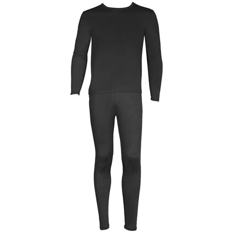 Slm Mens Thermal Underwear Cotton Long Johns Mens Base Layers Mens Fleece Lined For Cold