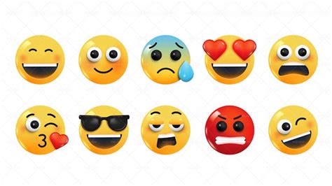 10 Emoticons - Graphics | Motion Array