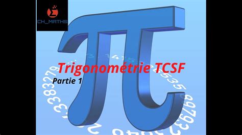 Trigonométrie tronc commun science biof partie 1 YouTube