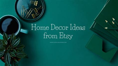 Unique Home Decor Ideas From Etsy Gleefulblogger