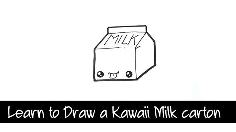 Learn To Draw A Kawaii Milk Carton Step By Step Easy Drawing Youtube Nbkomputer