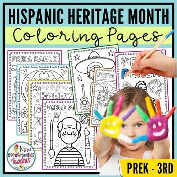 Hispanic Heritage Month Coloring Pages | Hispanic Heritage Month ...