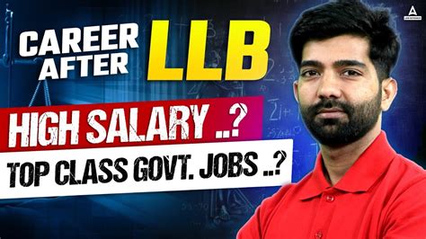 Top Career Options After LLB Career In Law High Salary Top Class