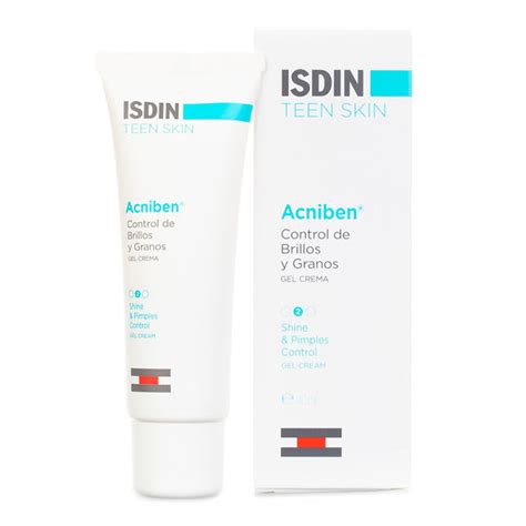 Acniben Isdin Gel Crema Control De Brillos Y Granos 40ml Popular Farma