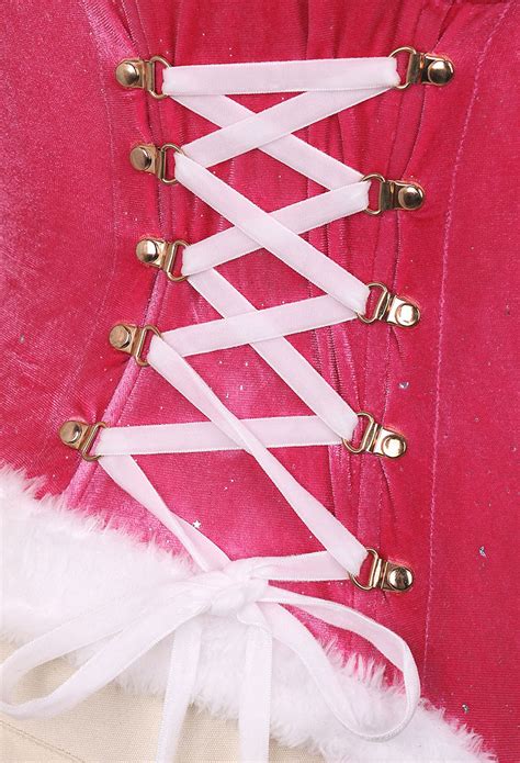 Women Plus Size Peach Plush Sexy Lingerie Set Princess Christmas Fluffy Bodysuit And Cape With