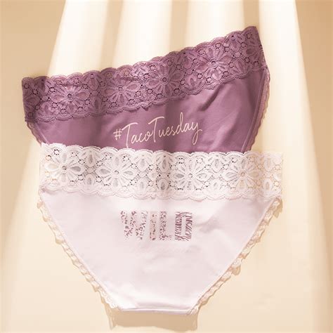 Custom Colors And Size Women S Lace Bikini Mid Rise Printed Hipster Panties For Women Buy