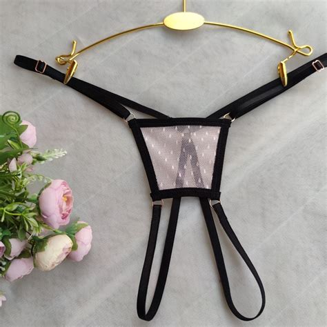 Extreme Open Crotch Micro Bikini Thong Crotchless Lingerie Etsy