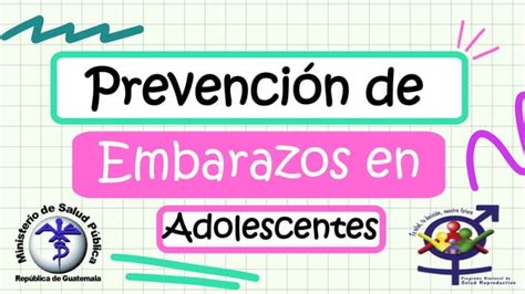 Prevención De Embarazos En Adolescentes Pptx